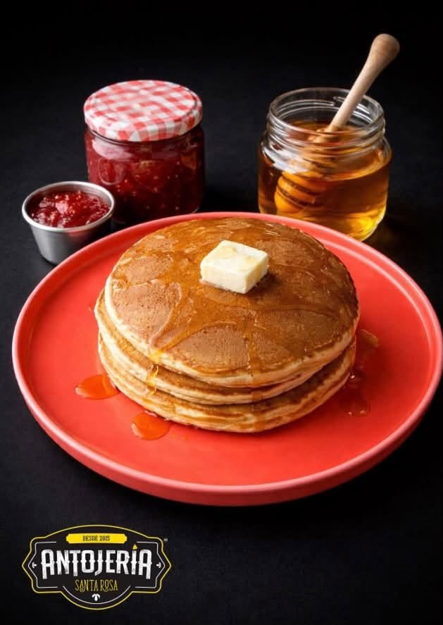 Hotcakes con miel